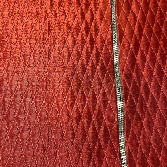 Tan/Orange‎ Quilted Reversible Jacket-No Brand-Heavy-NoTags-Small-Medium - Picture 7 of 10